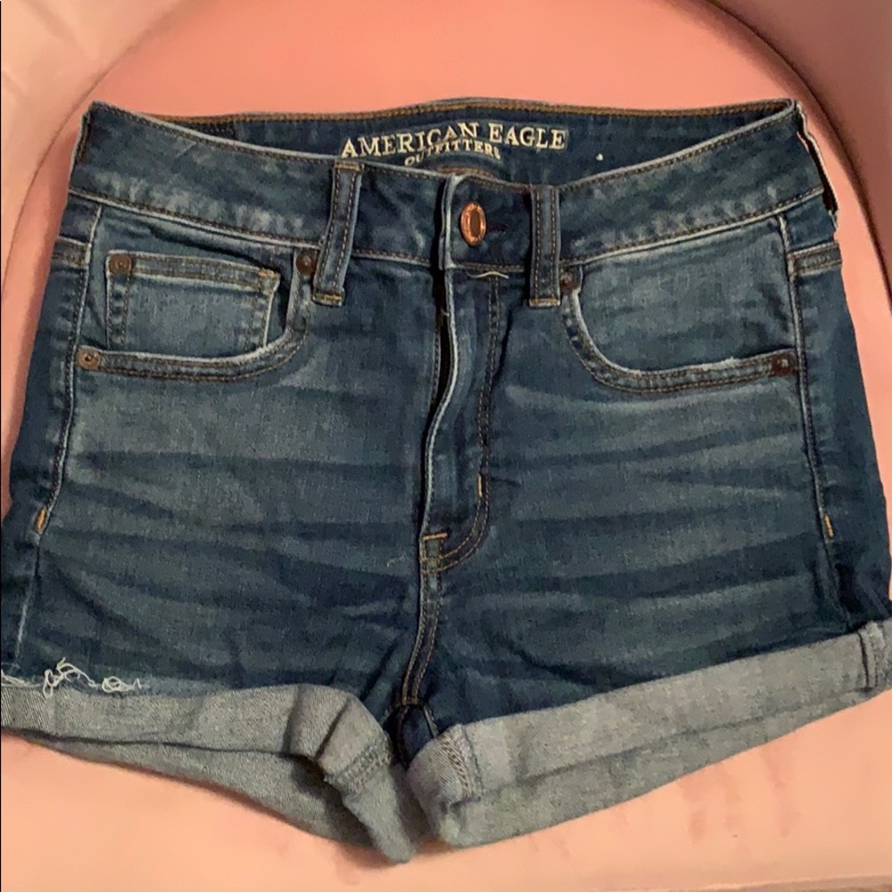 Medium wash American Eagle Shorts